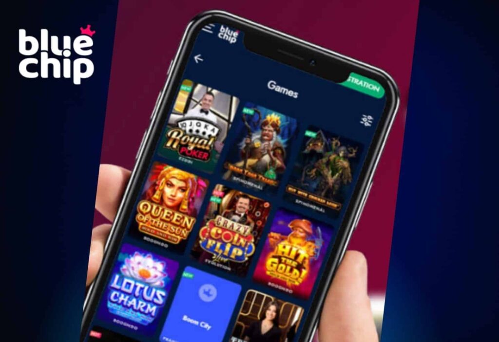 Bluechip Casino India games in the app