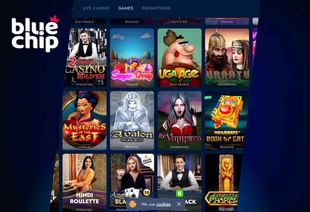 Bluechip India all casino games