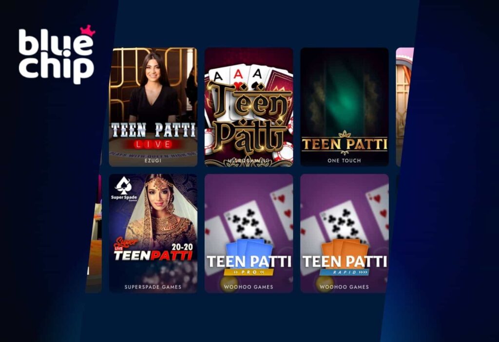 Bluechip India Casino how to play Teen Patti games on the site